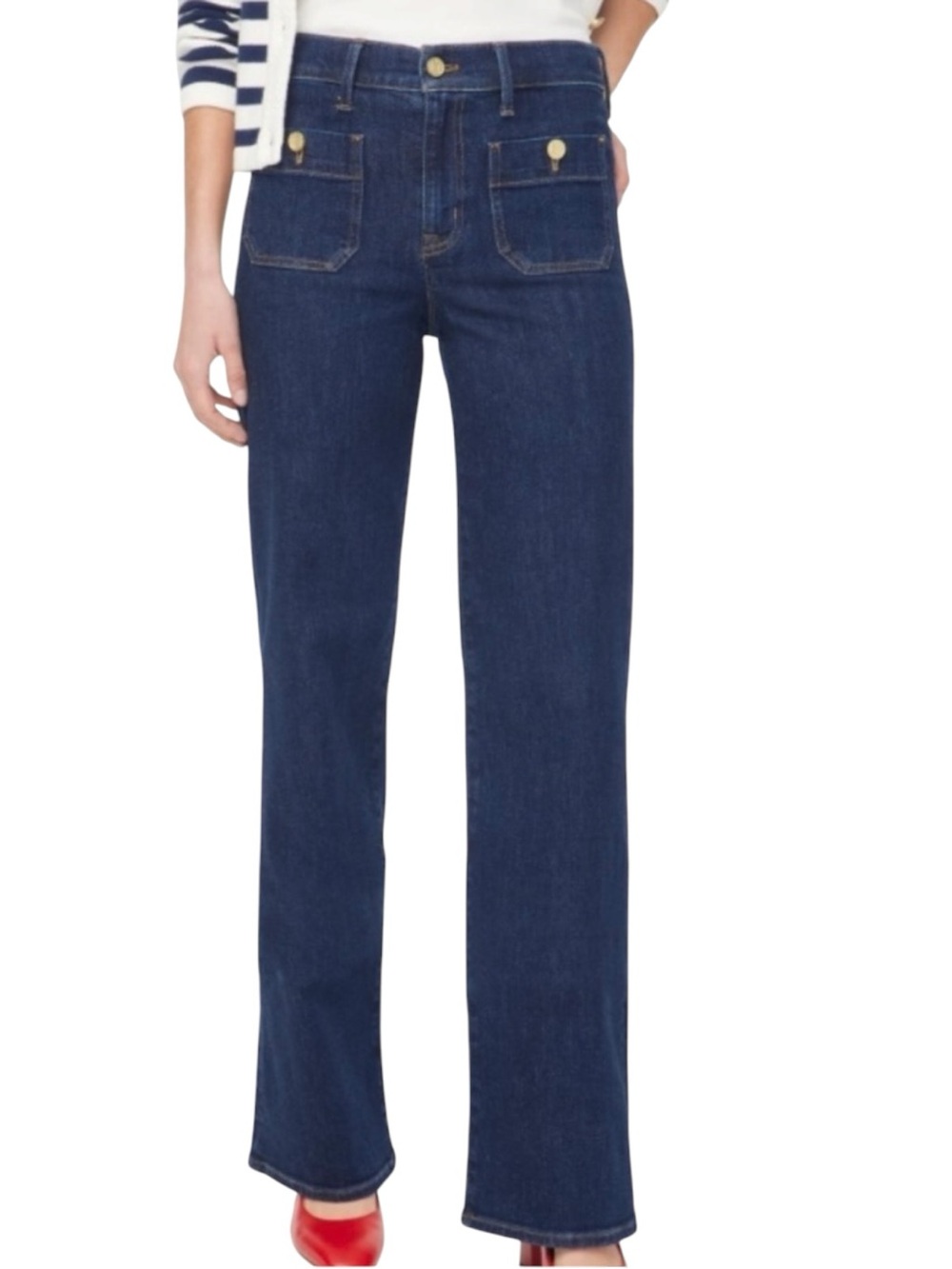 J. Crew Slim-Wide Leg Sailor Jean Sz 30 - Picture 1 of 9